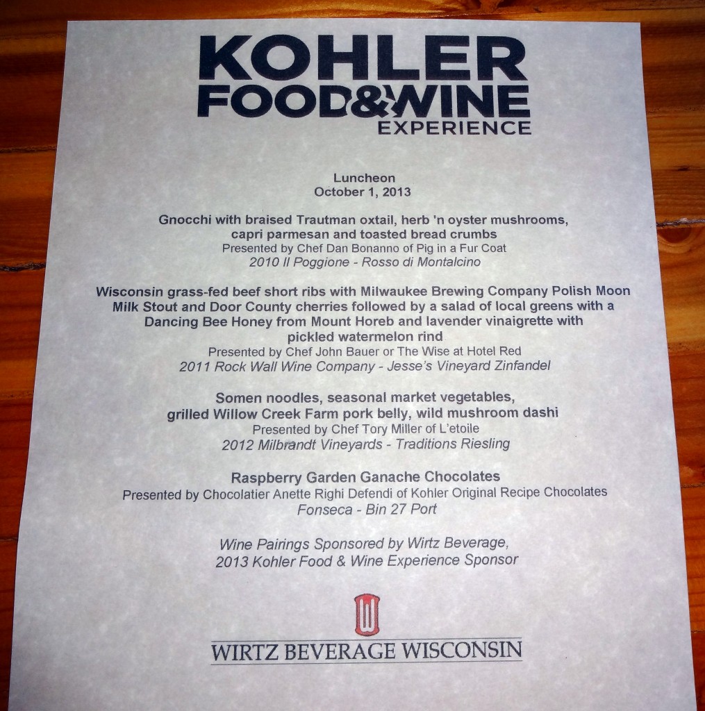 Kohler Food & Wine Experience Preview